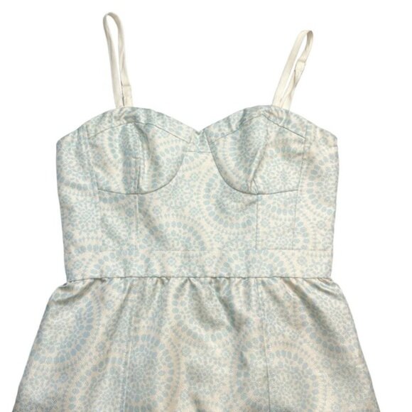 AMERICAN EAGLE Patterned Shimmering Mini Dress Sz 0 - Picture 2 of 5